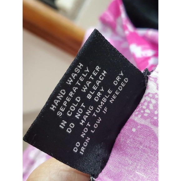 Ash & Sara Women Pink & White Floral Viscose Off the Shoulder Long Maxi Dress S - Picture 9 of 12